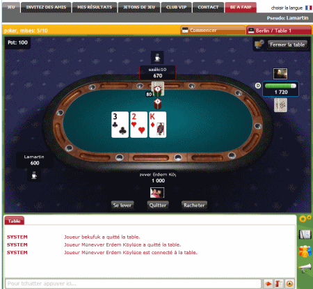 Jouer au poker sur facebook