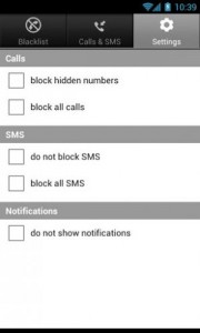 calls-blacklist bloquer numero sur android
