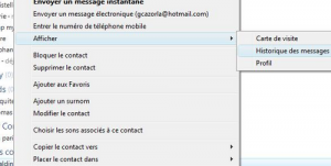 effacer l'historique des conversations de MSN - windows live messenger