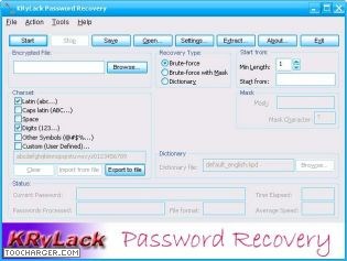 KRyLack Password Recovery retrouver mot de passe