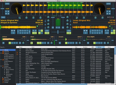 mixxx logiciel musique mixage