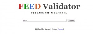 feed validator tester flux rss