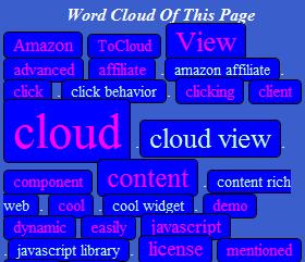 ToCloud generateur de nuage de mots